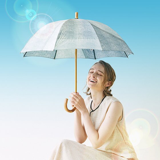 雨の日も晴れの日も・・・パッチワーク傘