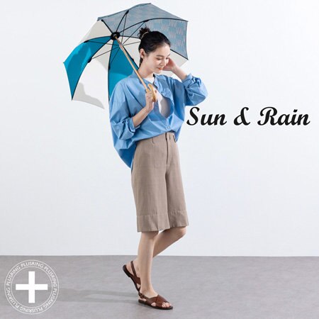 【New Arrival】＋RING長傘 晴雨兼用モデル UPF50＋