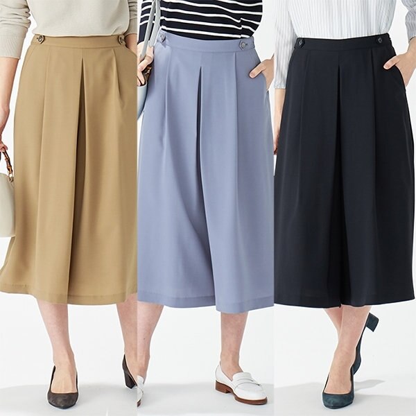 NEWトレンド！マルチユースな春のきれいめキュロットパンツ