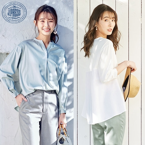 オーガニックコットン100％の着心地抜群きれいめカットソー