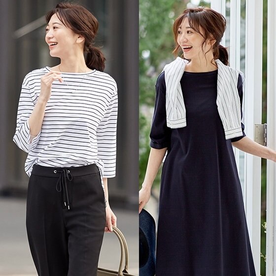 今一番見られているアイテムはこれ！一枚でサマになる綿100％Tシャツ＆ワンピース