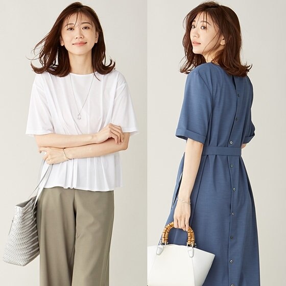 さらっと涼しい肌触りが魅力の、ドライタッチツイルシリーズ