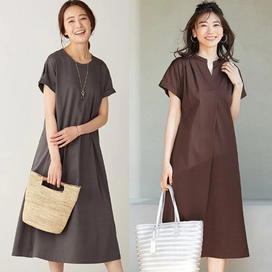 【UVケア・消臭効果・接触冷感】1枚で様になる機能性ワンピース