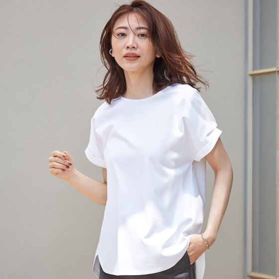 機能性抜群！コンパクトコットンスムース カットソー