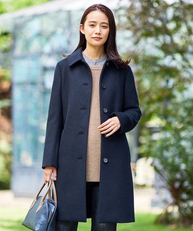  スーパー110S ショートビーバー ステンカラー コート