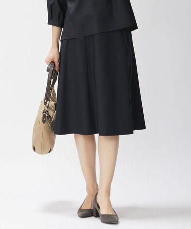  【洗える・UVケア・速乾】OXIJEWELストレッチ フレアー スカート