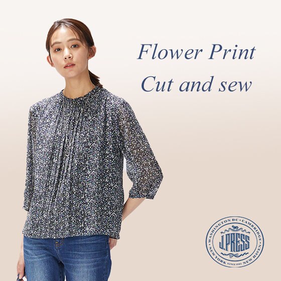 初夏まで活躍！人気のフラワーカットソー