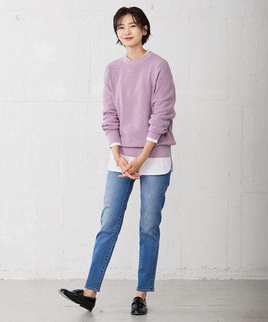  【洗える】LUREX SWEATER ニット