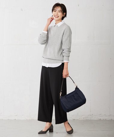  【洗える】LUREX SWEATER ニット