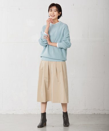  【洗える】LUREX SWEATER ニット