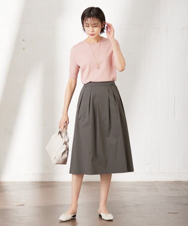  【洗える】バイオエアフロー フレアー スカート
