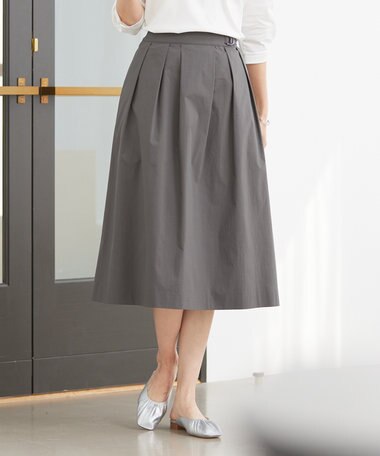  【洗える】バイオエアフロー フレアー スカート