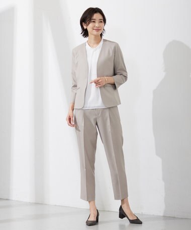  シャドーストライプ ボウタイ カットソー