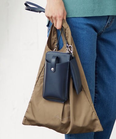  【セットアイテム】 エコバッグ付き スマホ ポシェット