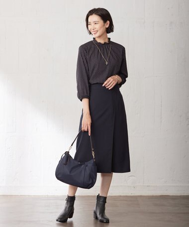  【洗える】RELAXIONツイル スカート