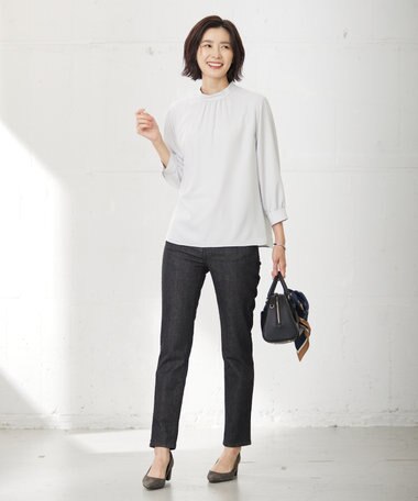  【洗える】BASIC STRETCH DENIM スキニー パンツ