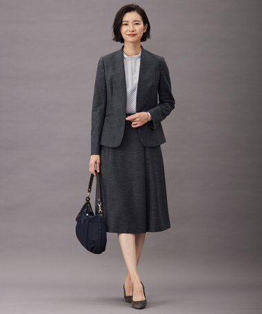  幾何プリント カットソー