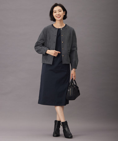  【洗える】スエードダンボール  ジャケット