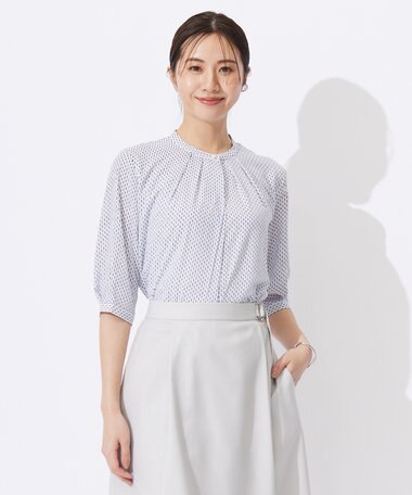 J.PRESS LADIES 幾何プリント カットソー