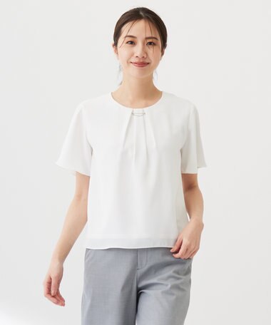 J.PRESS LADIES シアーストライプ カットソー