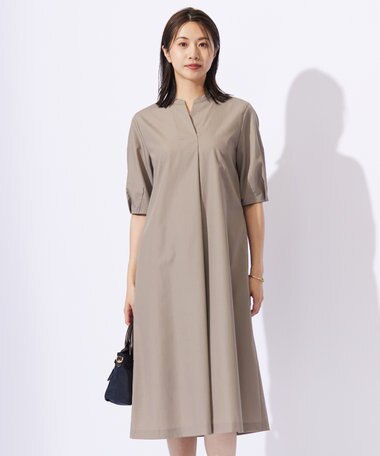 J.PRESS LADIES 【洗える】ソフトシャンブレー ワンピース