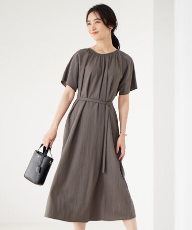 J.PRESS LADIES 【WEB限定・洗える】ナチュラルスムース ワンピース