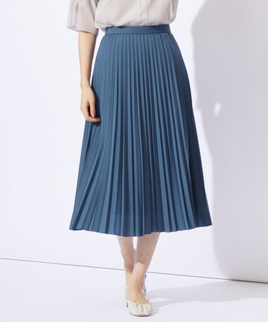 J.PRESS LADIES 【洗える】ノルディス2wayジョーゼット プリーツ スカート