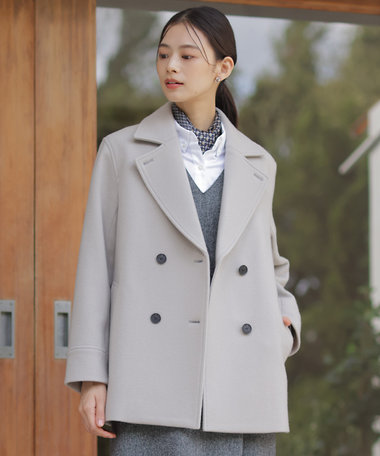 J.PRESS LADIES Jackal 140sソフトメルトン Pコート