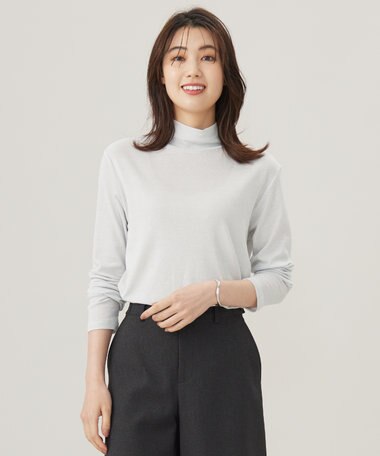 J.PRESS LADIES タートルジャージー カットソー