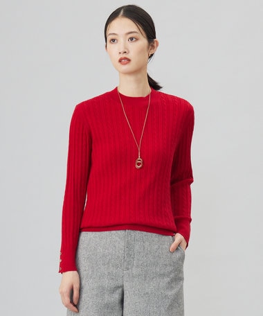 J.PRESS LADIES 【洗える】KNIT BASIC クルーネック ニット