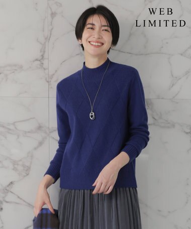 J.PRESS LADIES 【WEB限定カラーあり・洗える】CAT ハイネックプルオーバー ニット