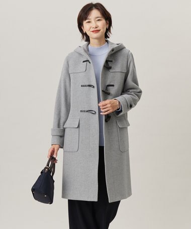 J.PRESS LADIES Jackal 140sソフトメルトン ダッフルコート