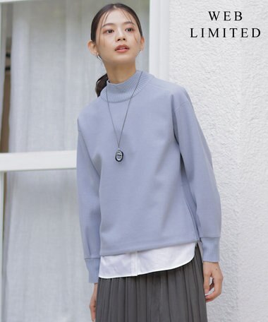 J.PRESS LADIES 【WEB限定カラーあり】ニードルパンチ カットソー