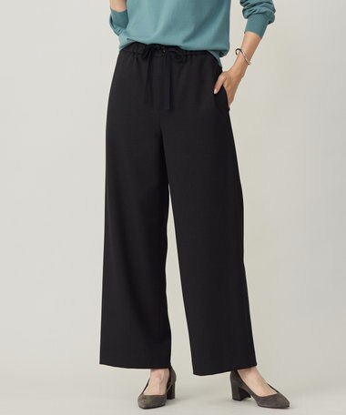 J.PRESS LADIES 【洗える】ツムギート flannel ワイド パンツ