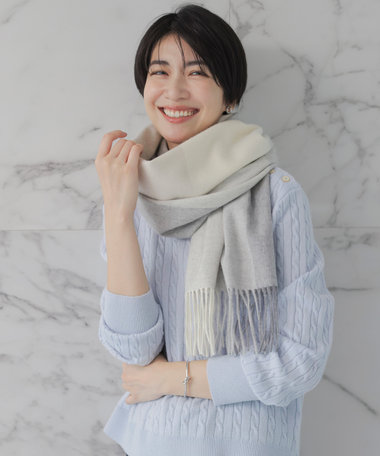 J.PRESS LADIES カシミヤチェック マフラー