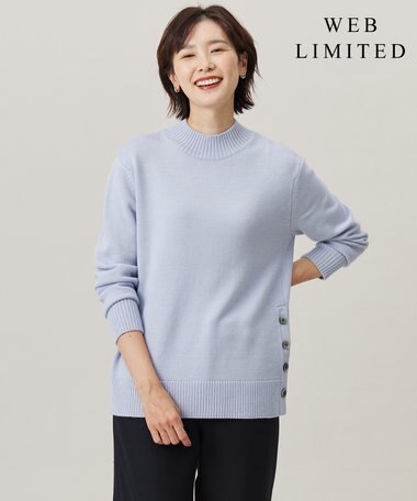 J.PRESS LADIES 【WEB限定カラーあり・洗える】CLEAR WOOL BLEND ニット