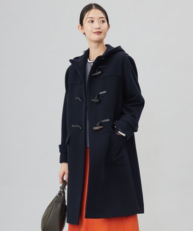 J.PRESS LADIES Jackal 140sソフトメルトン ダッフルコート