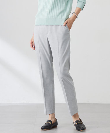 J.PRESS LADIES 【洗える】CARREMAN 2WAY テーパード パンツ