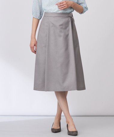 J.PRESS LADIES 【セットアップ対応・洗える・UV加工・吸水速乾】OXIJEWELストレッチ スカート