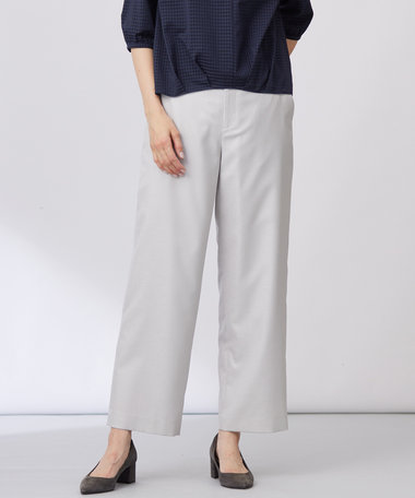 J.PRESS LADIES 【セットアップ対応・洗える・UV加工・吸水速乾】OXIJEWELストレッチ ストレート パンツ