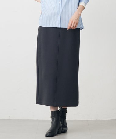 J.PRESS LADIES ダンボールジャージー ナロー スカート