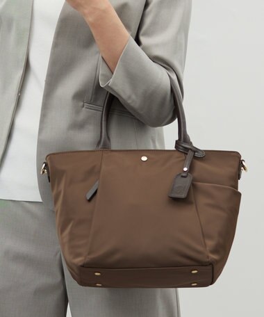 J.PRESS LADIES 【WEB限定】2wayナイロン Midium トート バッグ