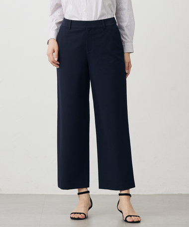 J.PRESS LADIES 【WEB限定カラーあり】T/Rアルガンシルク ワイド パンツ