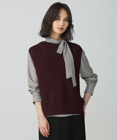 J.PRESS LADIES DRALON MERINO ニット ベスト