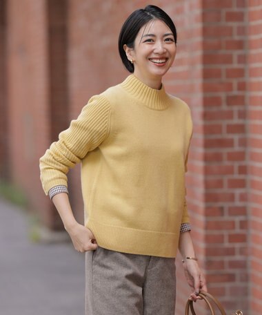 J.PRESS LADIES CASHBIT NEO ハイネック ニット