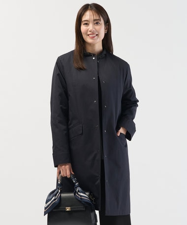 J.PRESS LADIES 【2way】VINAジェットオックス ノーカラー コート