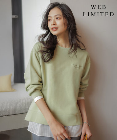 J.PRESS LADIES 【WEB限定】ロゴ裏毛 スウェット