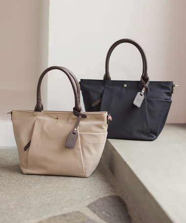 J.PRESS LADIES 【WEB限定】2wayナイロン Midium トート バッグ