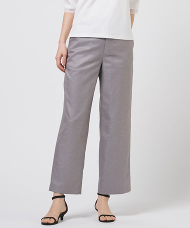 J.PRESS LADIES 【定番人気・セットアップ対応】OXIJEWEL ストレッチ ストレート パンツ