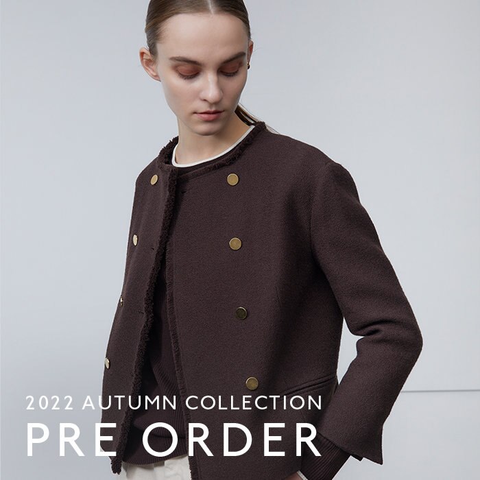 【2022 AUTUMN COLLECTION】ネオクラシックなドビーツイードアイテムが登場